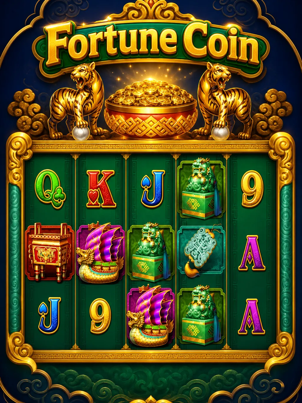 Fortune Coin game - coin-themed slot in play